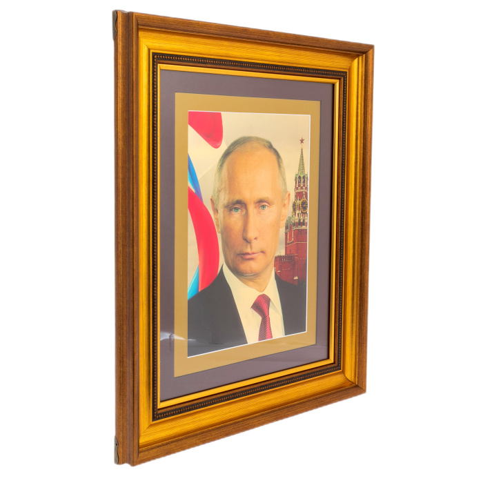 Картина на сусальном золоте "Путин В.В"