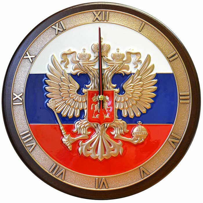 Настенные часы "Герб России"