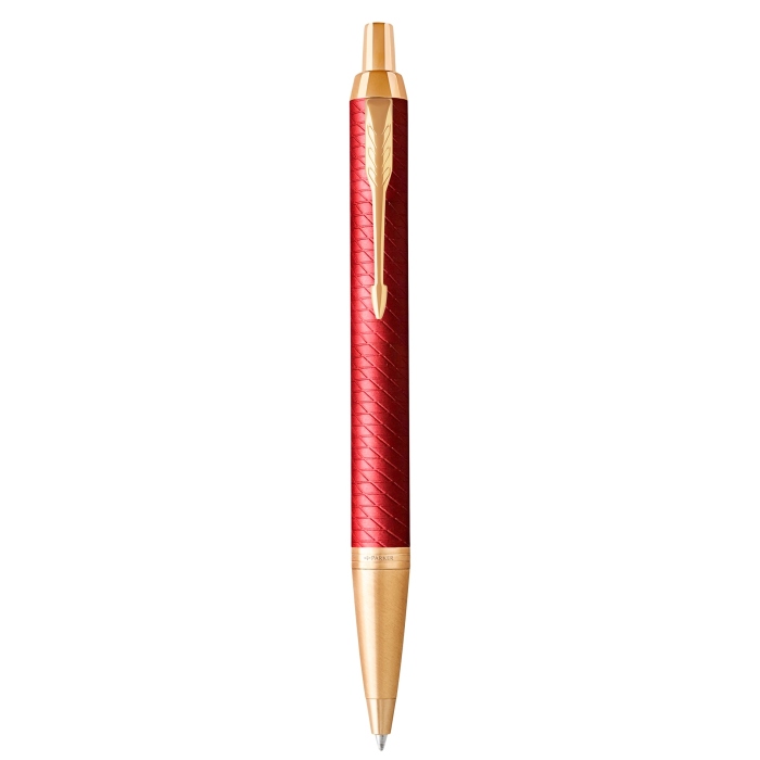 Шариковая ручка Parker IM Premium K318 Red GT в подарочной упаковке.