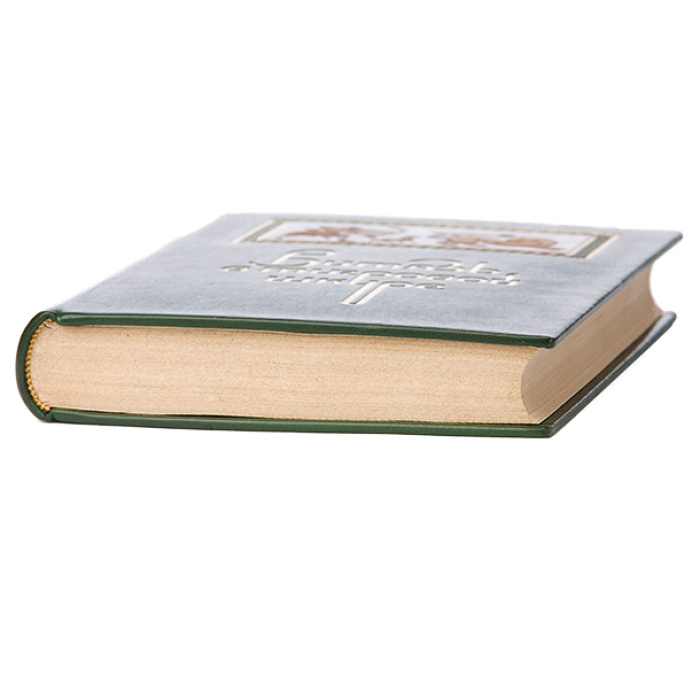 Книга в кожаном переплете "Витязь в тигровой шкуре" Ш. Руставели, М.: Academia, 1936 г.