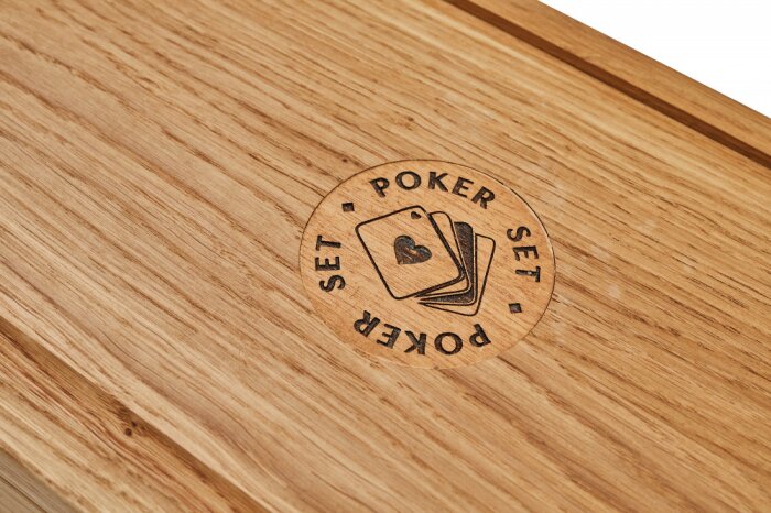 Набор для покера Casino Royale на 500 фишек в дубовом кейсе