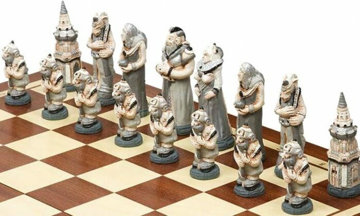 Шахматы "Иллюзия" с инкрустацией