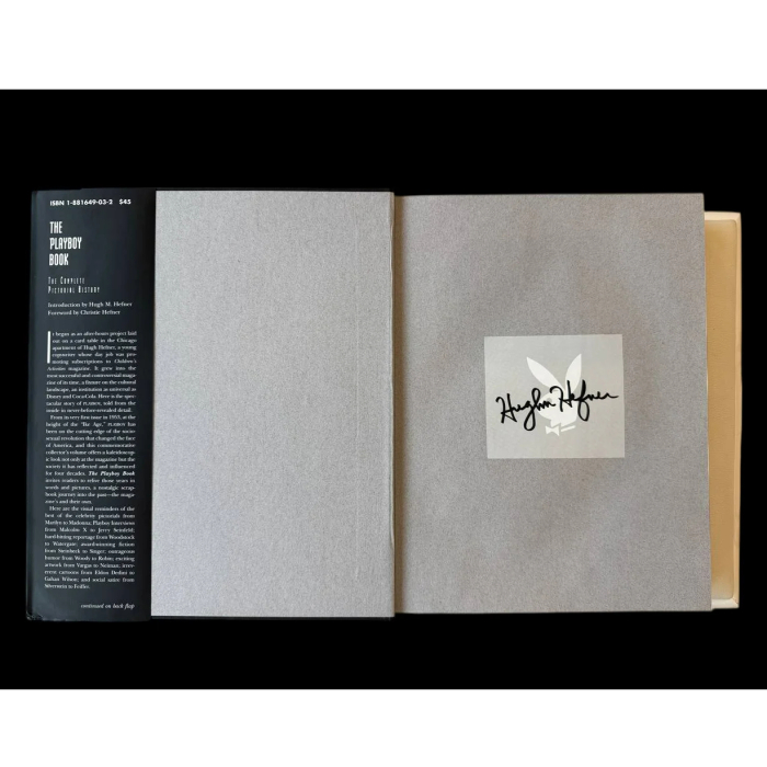 Книга «The Playboy book: Forty years» с автографом основателя Playboy Хью Хефнера