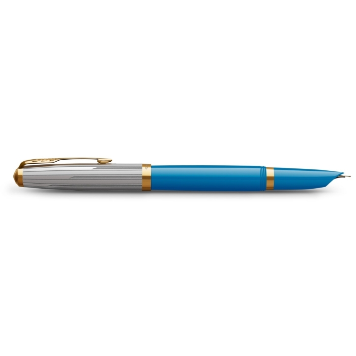 Перьевая ручка Parker 51 Premium Turquoise GT перо; M/F