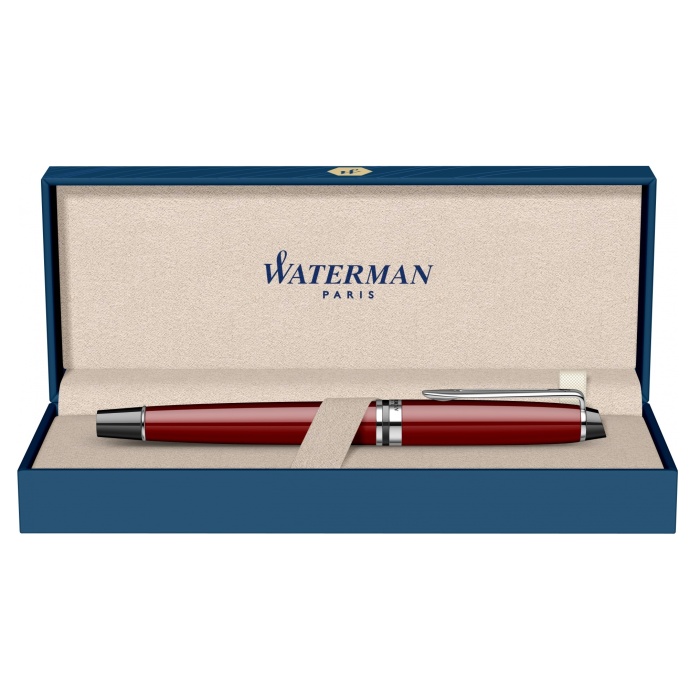 Ручка-роллер Waterman "Expert Dark Red Lacquer CT Black"