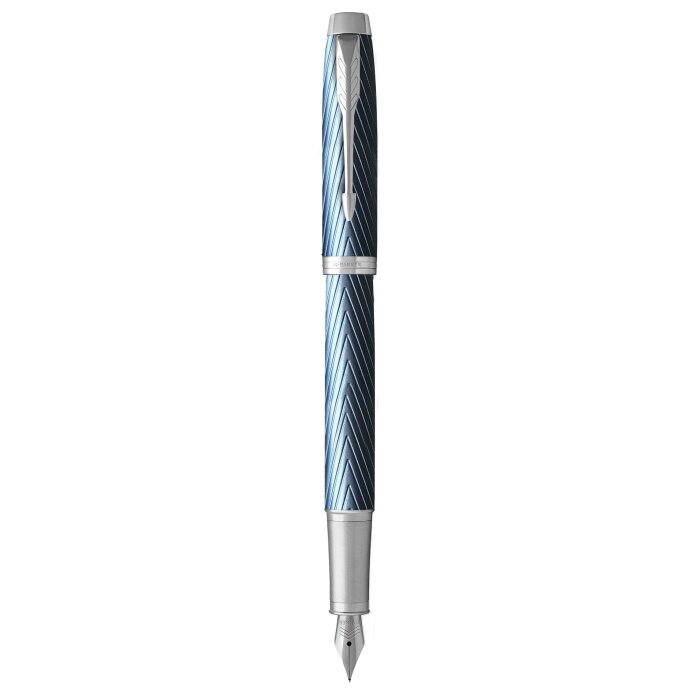 Перьевая ручка Parker IM Premium Blue Grey CT, перо F
