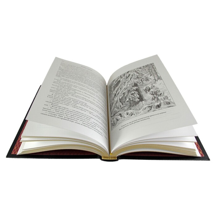 Книга в кожаном переплете "Шкатулка домового" Цакариас Топелиус
