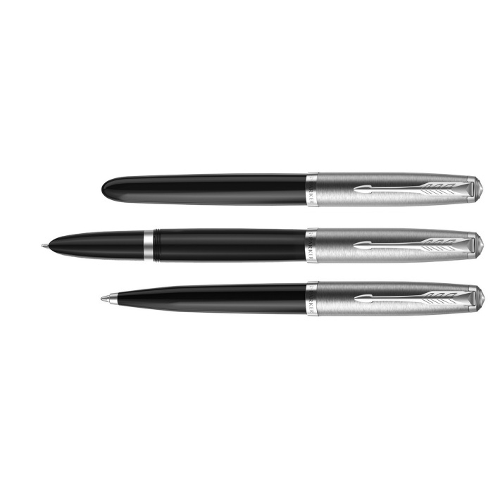 Перьевая ручка Parker 51 CORE BLACK CT, перо F