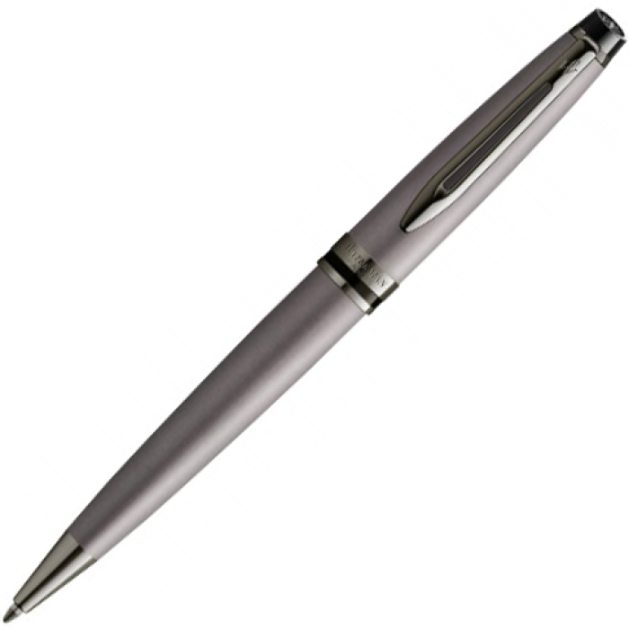 Ручка шариковая Waterman Expert Silver, цвет чернил Mblue,  в подарочной упаковке