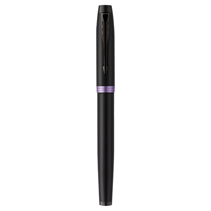 Ручка перьевая Parker IM Vibrant Rings Flame Amethyst Purple в подарочной упаковке.