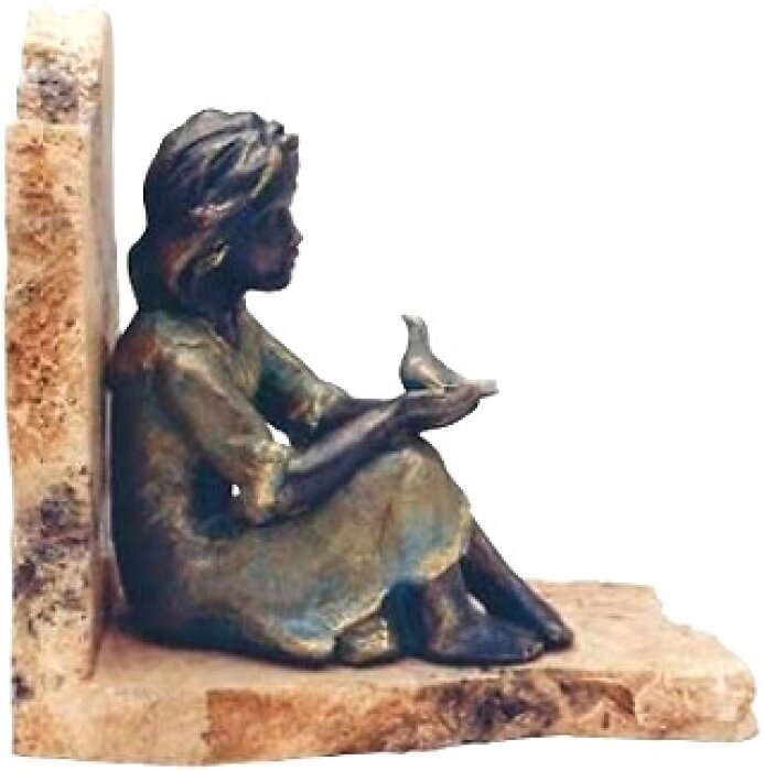 Подставка для книг "Девушка созерцает" (Girl contemplating)