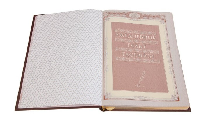 Ежедневник «Пожарному-4» формата А5, красный