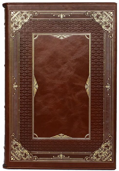 Подарочная книга в кожаном переплёте "История Наполеона" в футляре