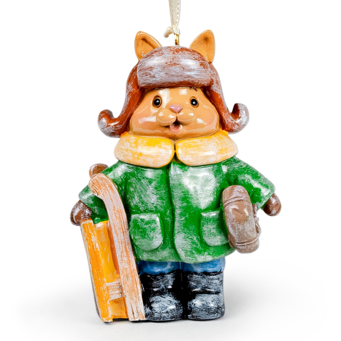 Елочная игрушка "Кролик. Сюрприз"
