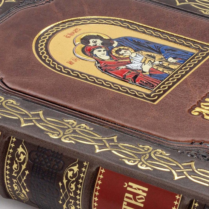 Подарочная книга в кожаном переплёте "Домострой 16 века" в коробе