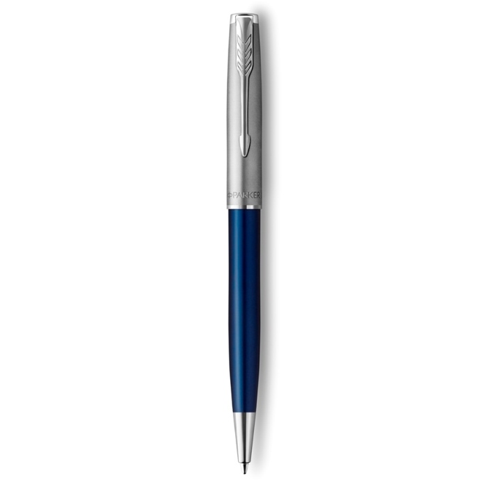 Шариковая ручка Parker Sonnet Entry Point Blue Stee CT в подарочной упаковке.