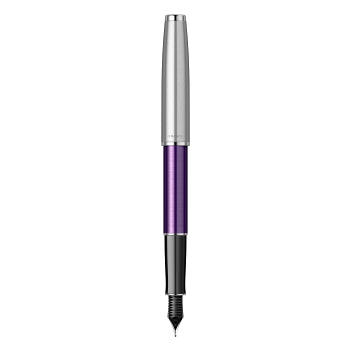 Перьевая ручка Parker Sonnet Essentials Violet SB Steel CT, перо F