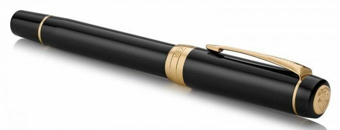 Ручка перьевая "Duofold" Centennial Black GT F