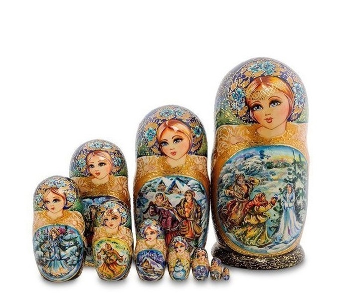 Матрешка "Снегурочка"