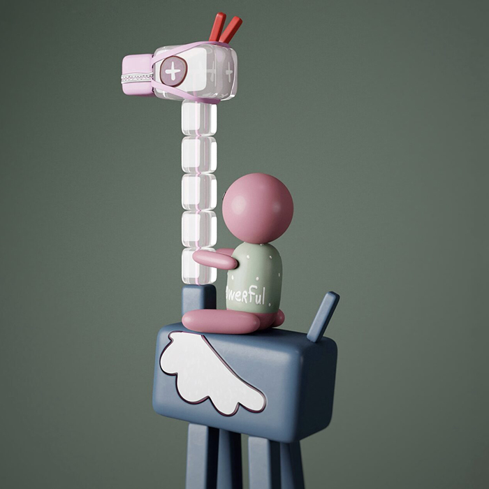 Скульптура Giraffe and boy художника Тараса Желтышева