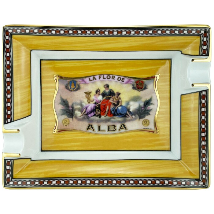 Пепельница "Flor De Alba" Elie Bleu желтая