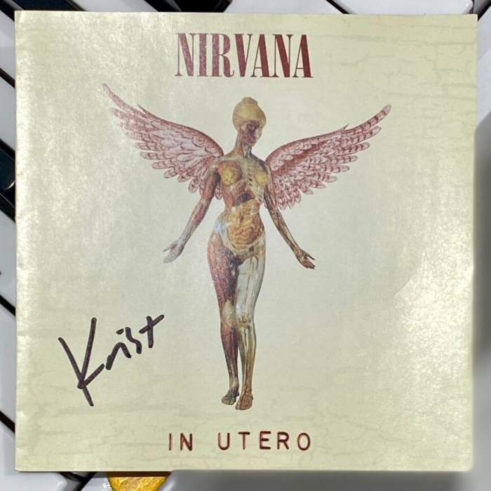 CD-диск «In Utero» с автографом рок-музыканта Криста Новоселича