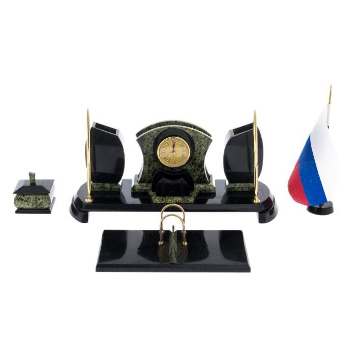 Настольный набор из серпента с долеритом