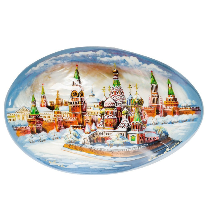 Шкатулка-ракушка "Москва" Кузина