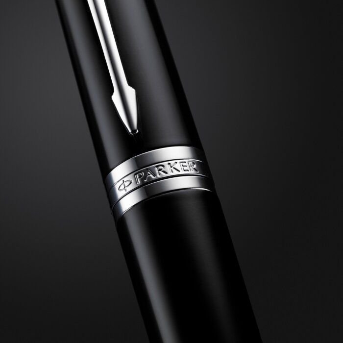 Ручка-роллер Parker "Ingenuity Black CT"