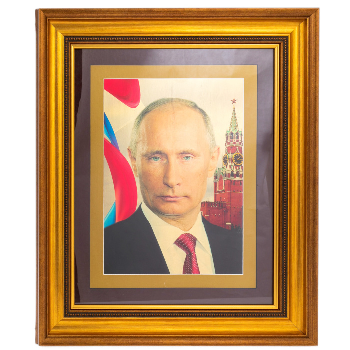 Картина на сусальном золоте "Путин В.В"