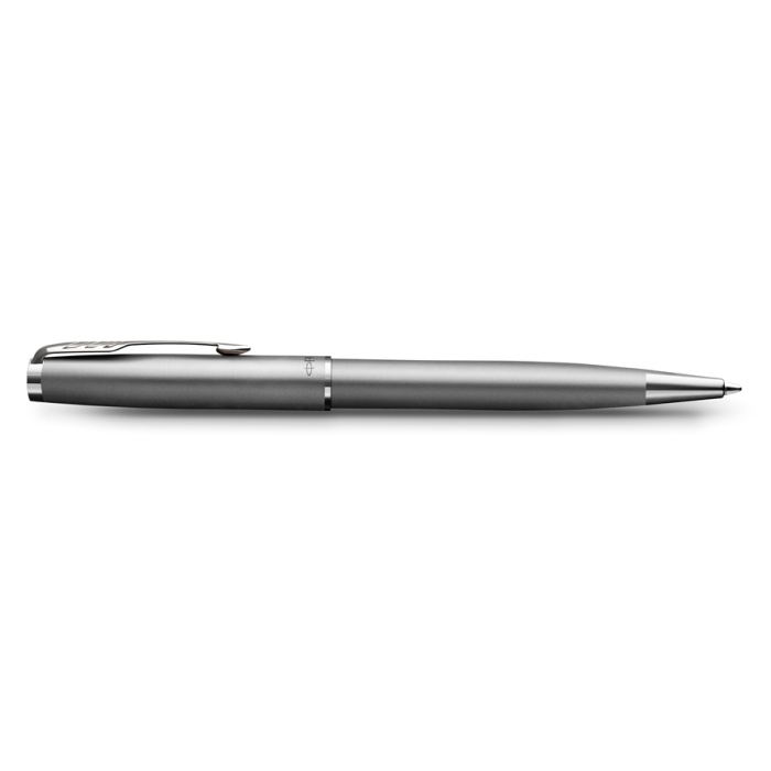 Шариковая ручка Parker Sonnet Stainless Steel CT в подарочной упаковке.