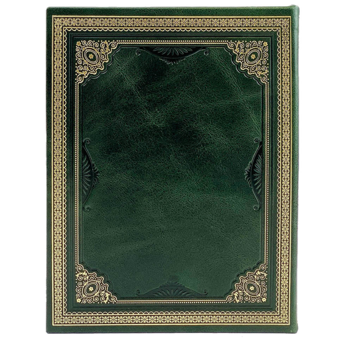 Подарочная книга в кожаном переплете "Великие притчи мира, написанные от руки."