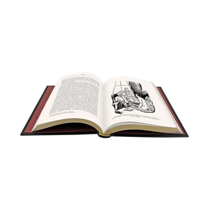 Книга в кожаном переплете  "Игрок. Кроткая" Ф.М. Достоевский