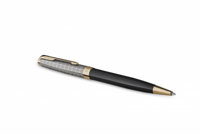 Шариковая ручка Parker Sonnet Premium Refresh BLACK, цвет чернил Мblack,в подарочной упаковке