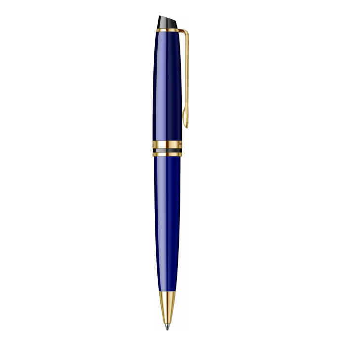 Ручка шариковая Waterman Expert Blue Lacquer GT
