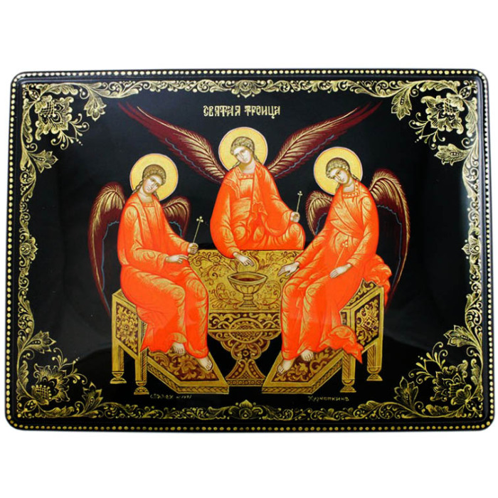 Шкатулка "Троица" Палех