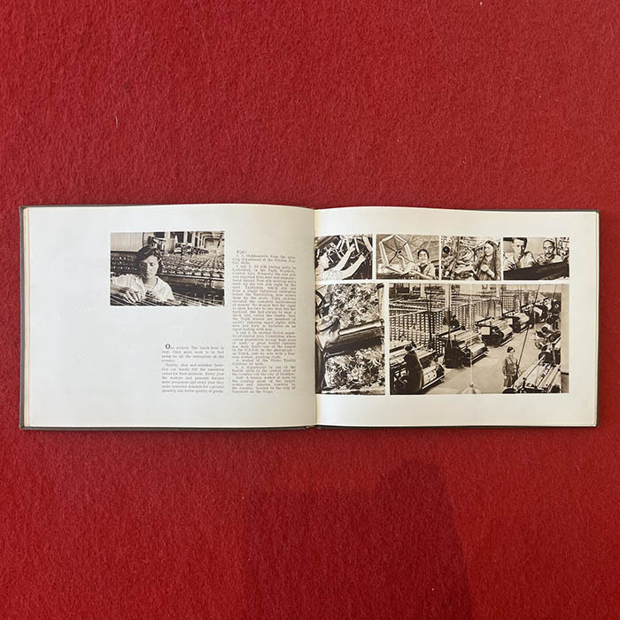 Книга "The Soviet Worker", Moscow and Leningrad, 1939 г.