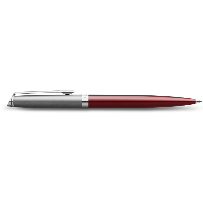 Шариковая ручка Waterman Hemisphere Entry Point Stainless Steel Red в подарочной упаковке.