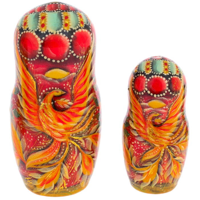 Матрешка на 5 мест "Жар-птица" 12,5 см