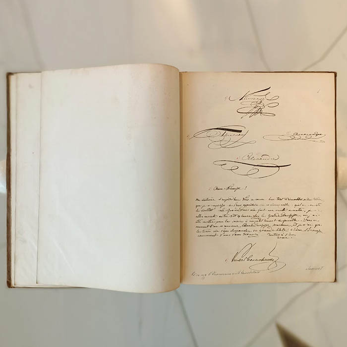 Альбом «Сборник снимков с автографов русских деятелей 1801–1825. Письма, стихотворения, заметки и подписи». Опочинин Ф.К., Санкт-Петербург, 1873 год