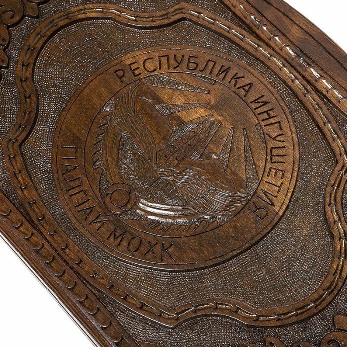Нарды резные "Герб Ингушетии"