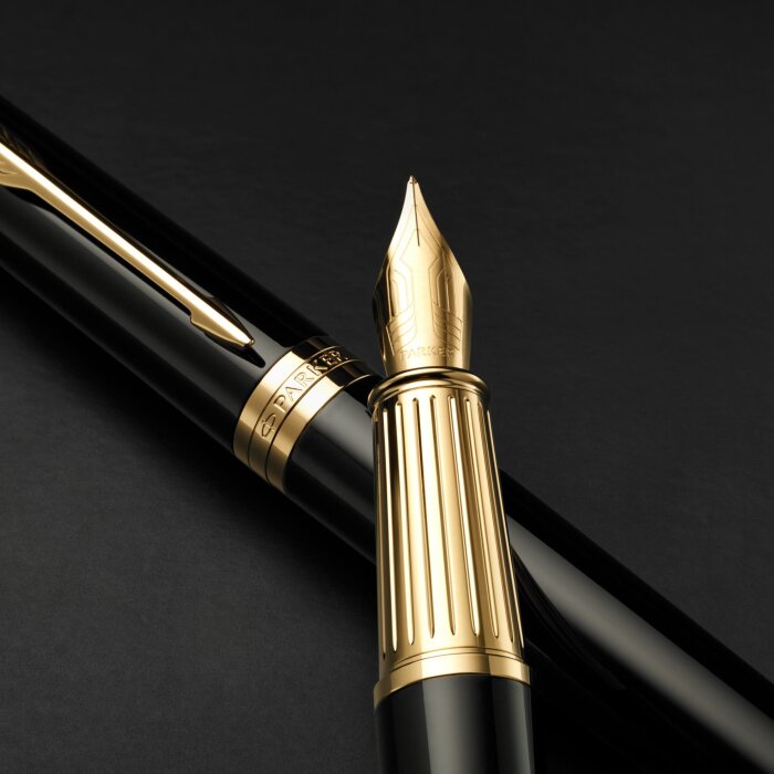 Ручка перьевая Parker "Ingenuity Black GT"