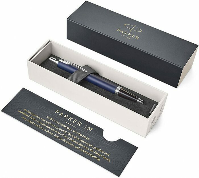 Ручка шариковая "IM Core" Matte Blue CT M