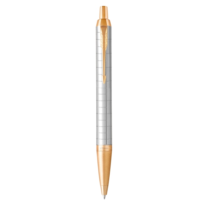 Шариковая ручка Parker IM Premium K318 Pearl GT в подарочной упаковке.