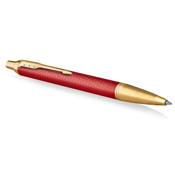 Шариковая ручка Parker IM Premium K318 Red GT в подарочной упаковке.