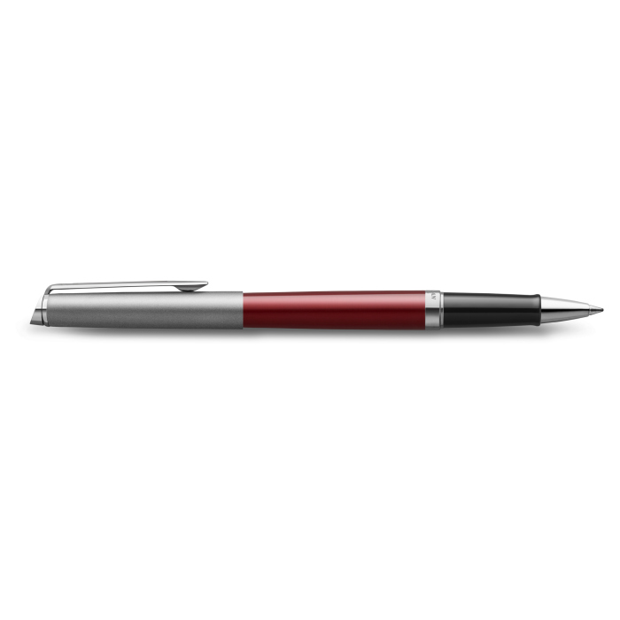 Ручка-роллер Waterman Hemisphere Entry Point Stainless Steel with Red Lacquer в подарочной упаковке.