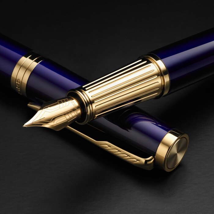 Ручка перьевая Parker "Ingenuity Blue GT"