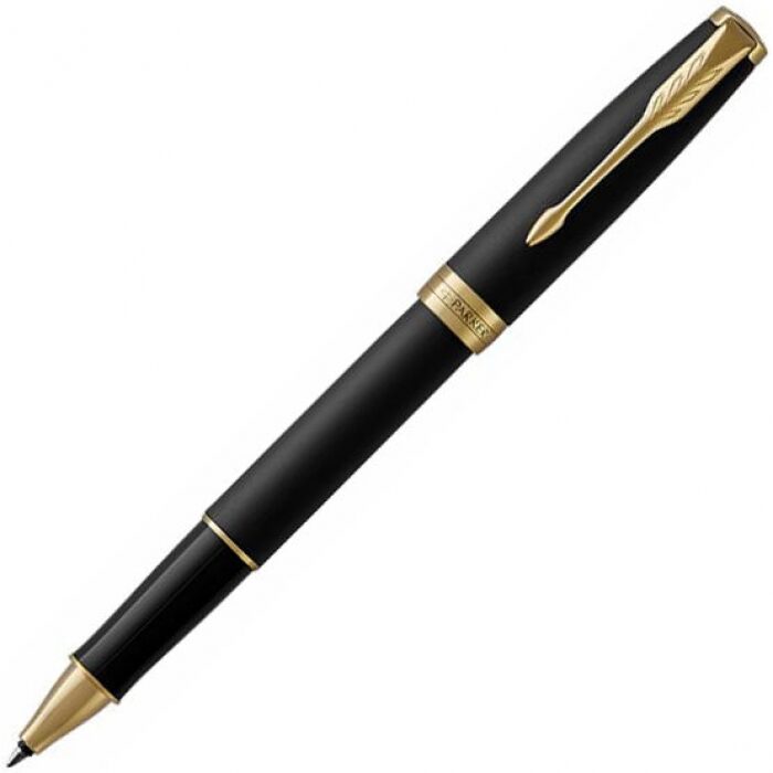 Ручка-роллер "Sonnet Core" Matte Black GT F