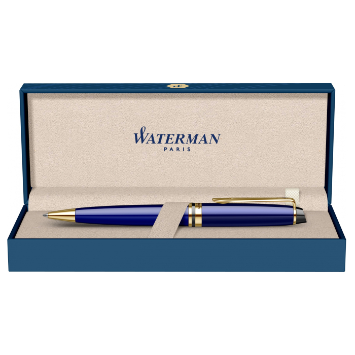Ручка шариковая Waterman Expert Blue Lacquer GT