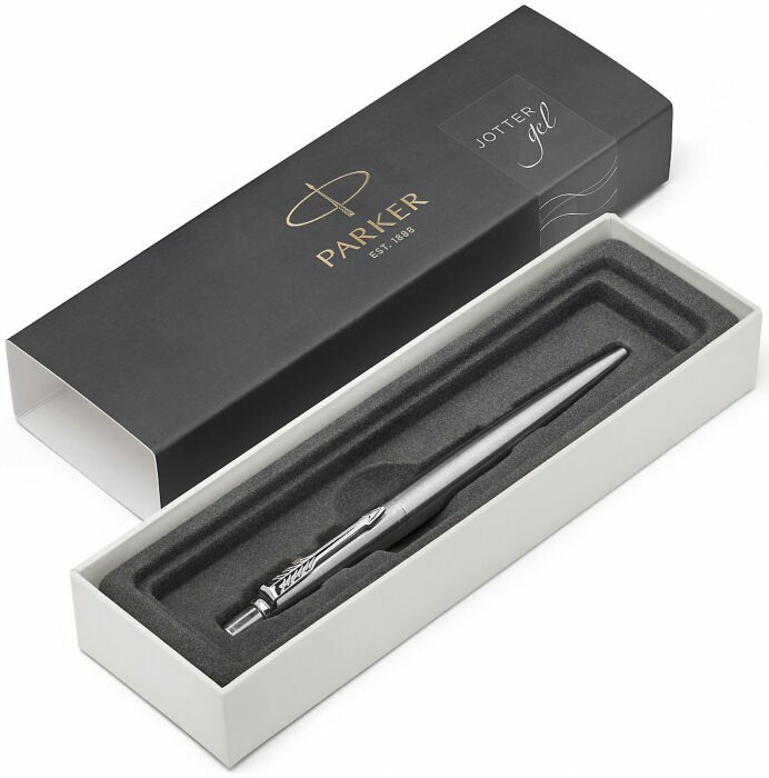 Ручка гелевая "Jotter Core" Stainless Steel CT M